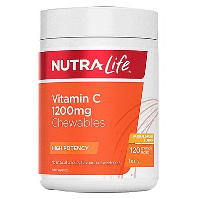 Nutralife 纽乐 高含量 维他命C 1200毫安 120片